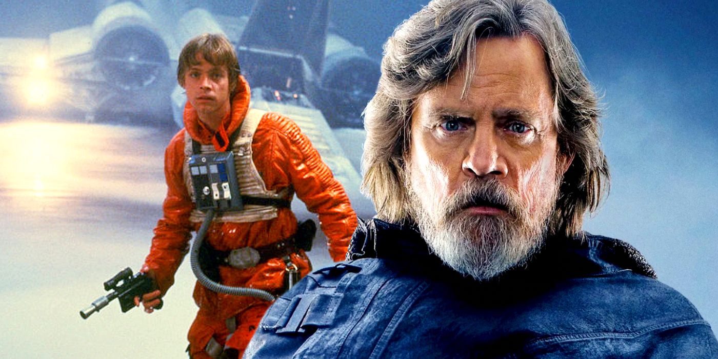 Mark Hamill as Luke Skywalker in the Star Wars original trilogy and The Last Jedi