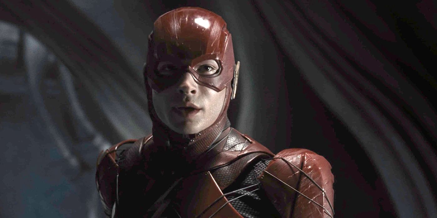 Ezra Miller como o Flash na Liga da Justiça de Zack Snyder