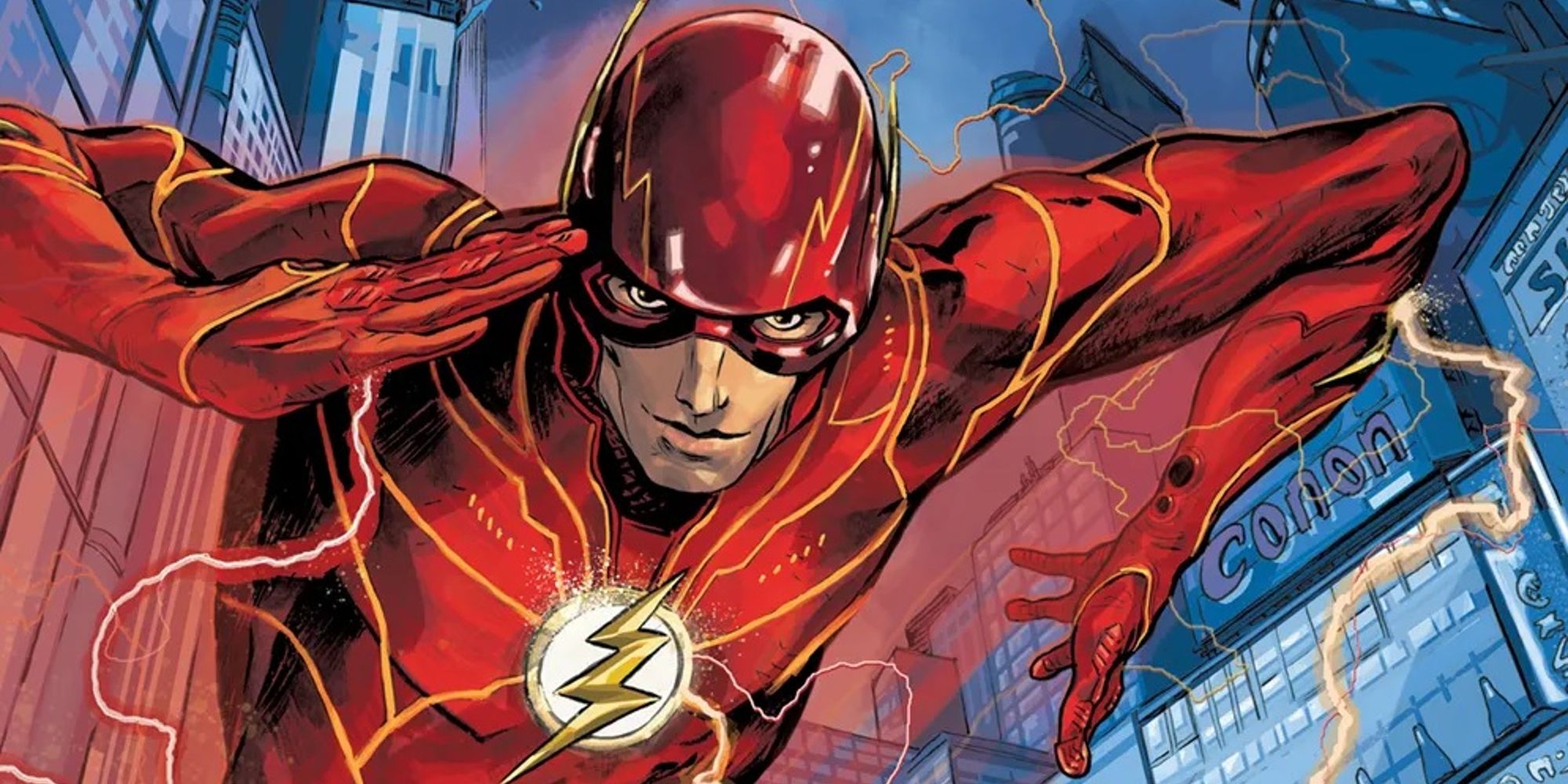 Ezra Miller&rsquo;s Flash as depicted in The Flash The Fastest Man Alive #1 (2021)