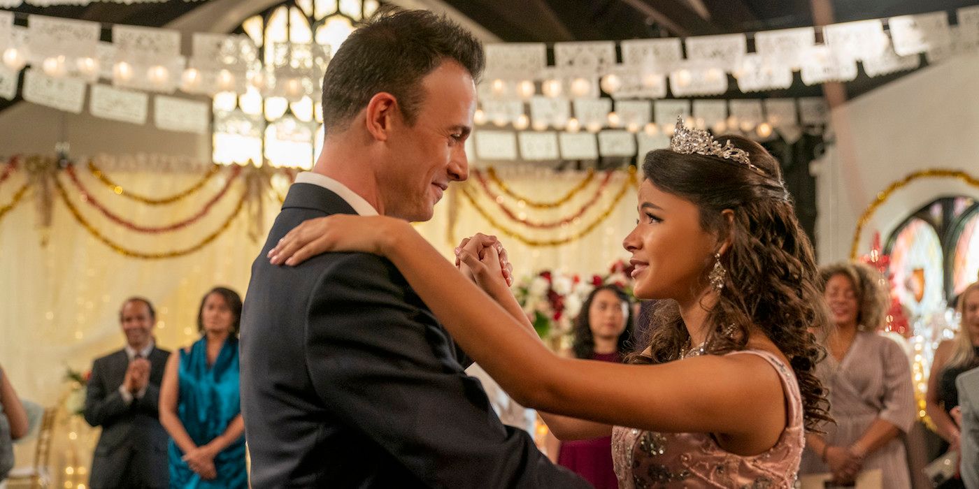 Freddie Prinze Jr and Deja Monique Cruz in Christmas With You