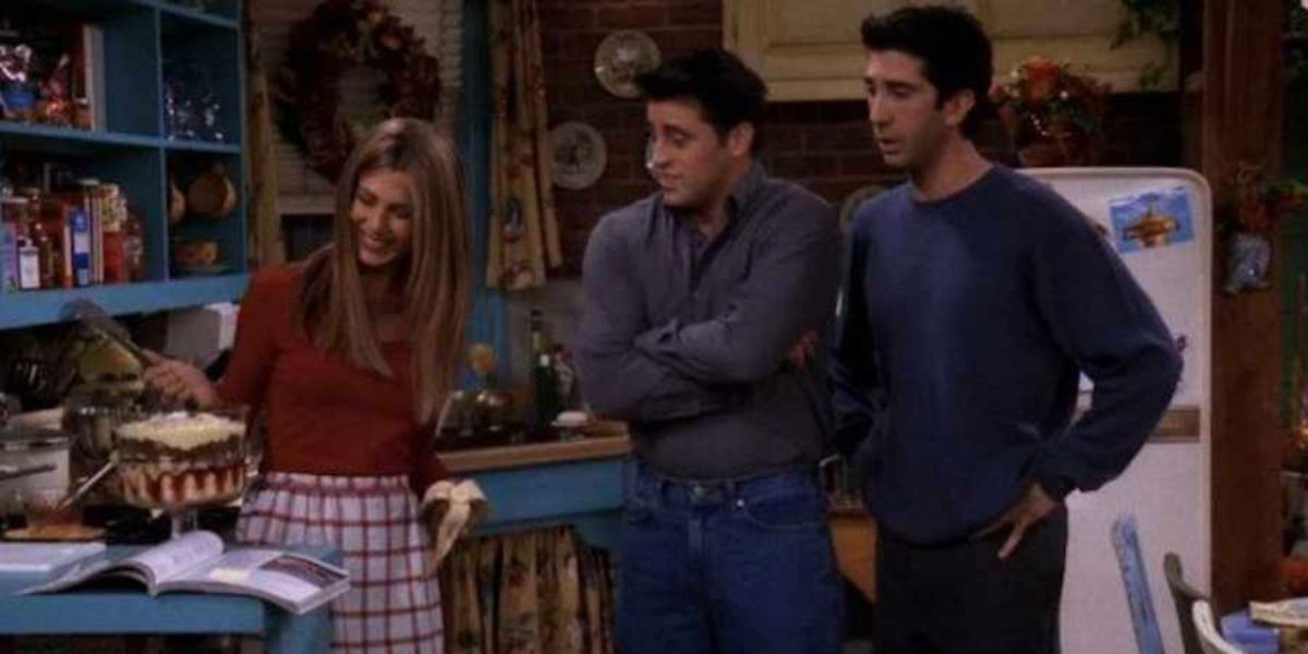 Rachel exibindo sua ninharia em Friends 