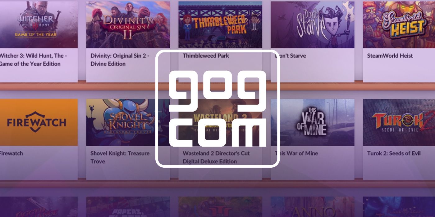 GOG Logo Over Good old Games Sales
