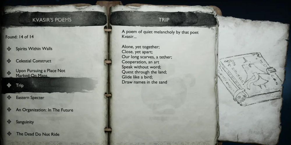 Um poema Journey é visto em God of War Ragnarok