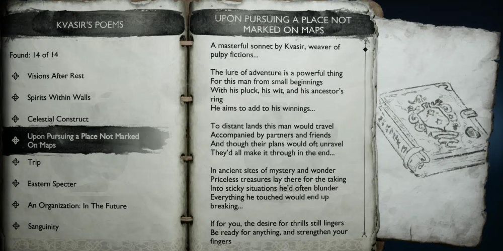Um poema de Uncharted é visto em God of War Ragnarok