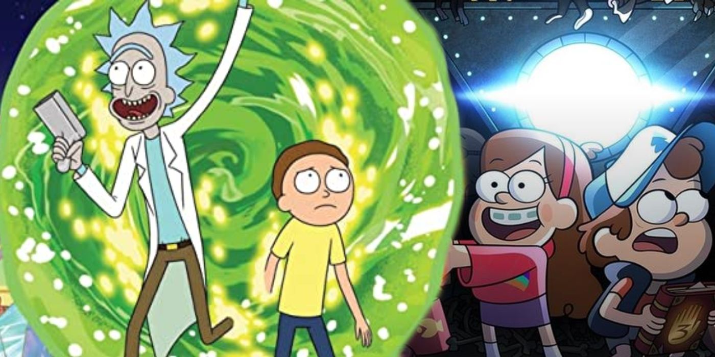 The Connection Between Gravity Falls and Rick and Morty #shorts 