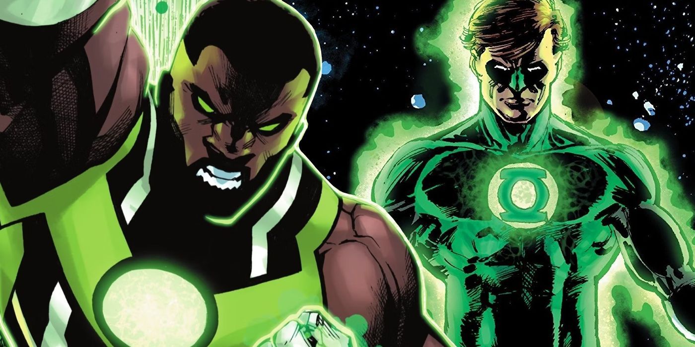 Hal Jordan and John Stewart in the DC Comics