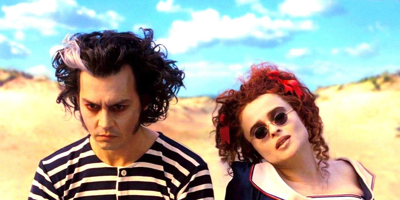 Helena Bonham Carter e Johnny Depp em Sweeney Todd