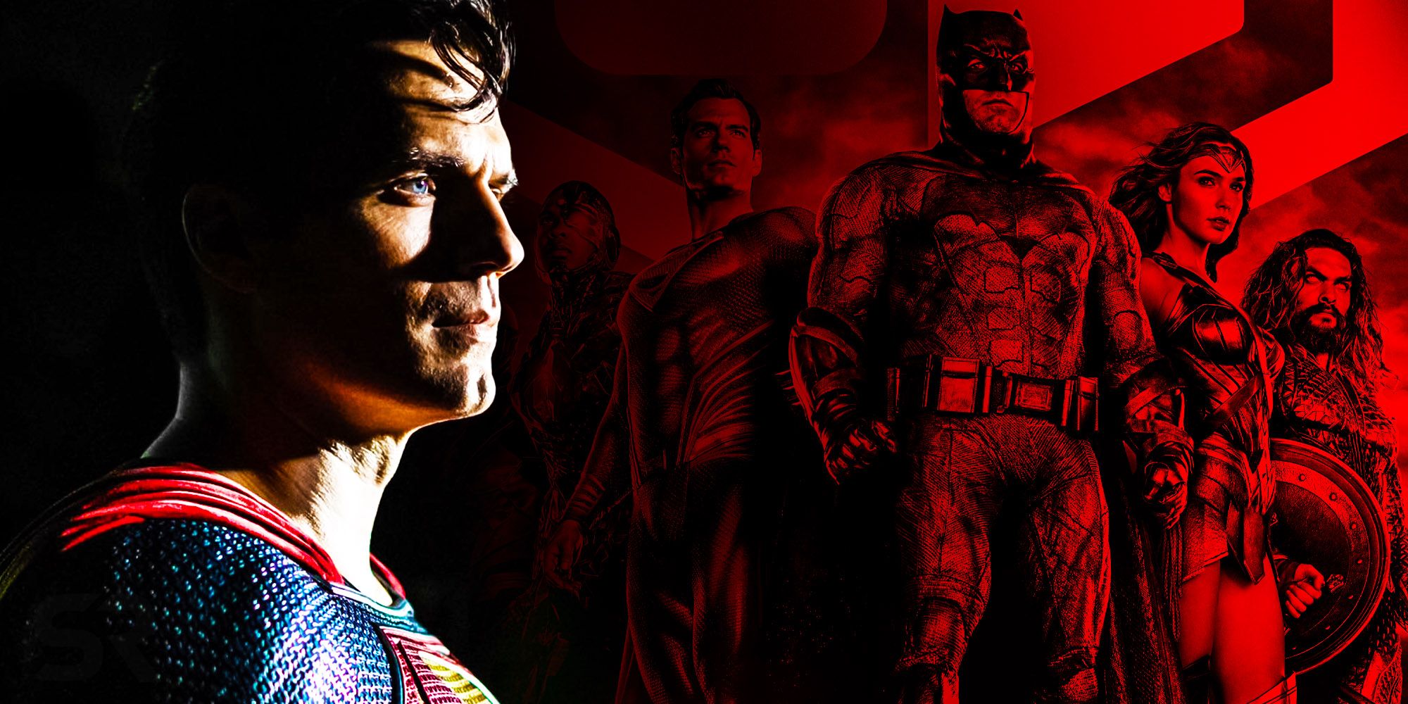 Zack Snyder shares photo of Henry Cavill's Superman with a red/blue  umbrella