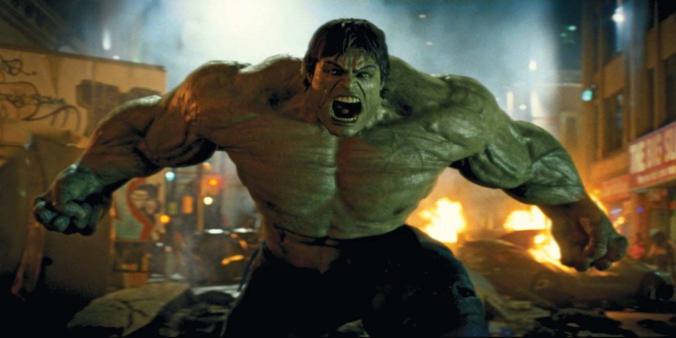 Screaming Hulk at The Incredible Hulk 