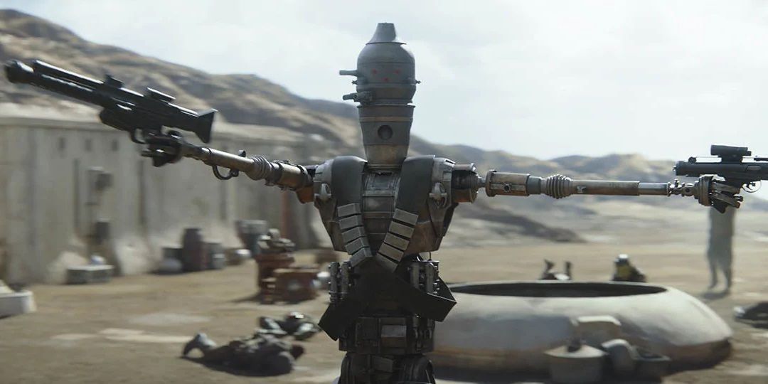IG-11 with two blasters in The Mandalorian