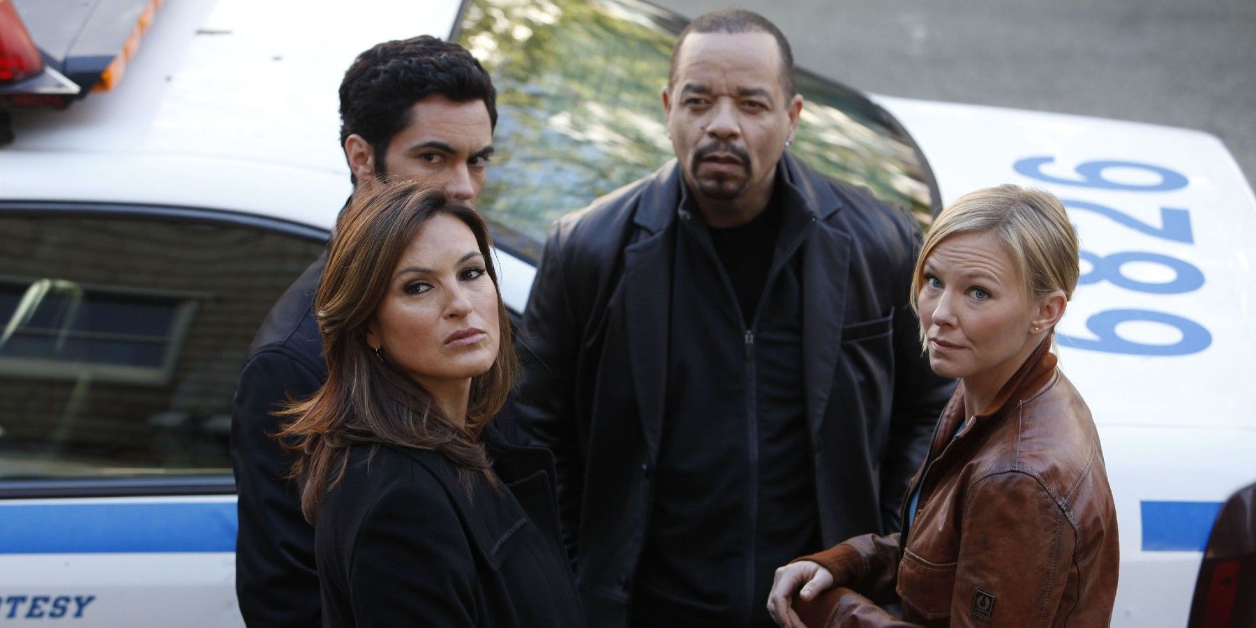 Mariska Hargitay Danny Pino Ice-T e Kelli Giddish em Law and Order SVU