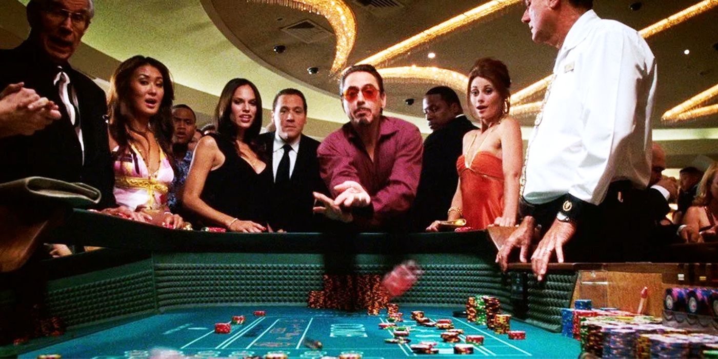 Tony Stark Gambling in Iron Man 1.