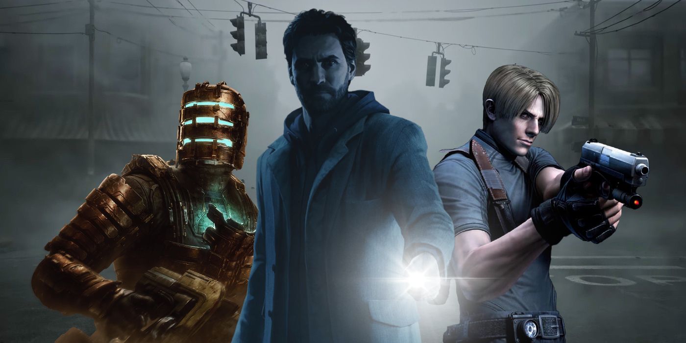 Isaac Clarke, Leon Kennedy and Alan Wake in Silent Hill