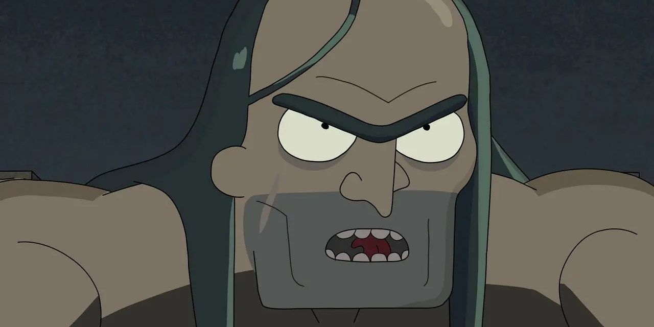Jaguar looking angry in Rick and Morty