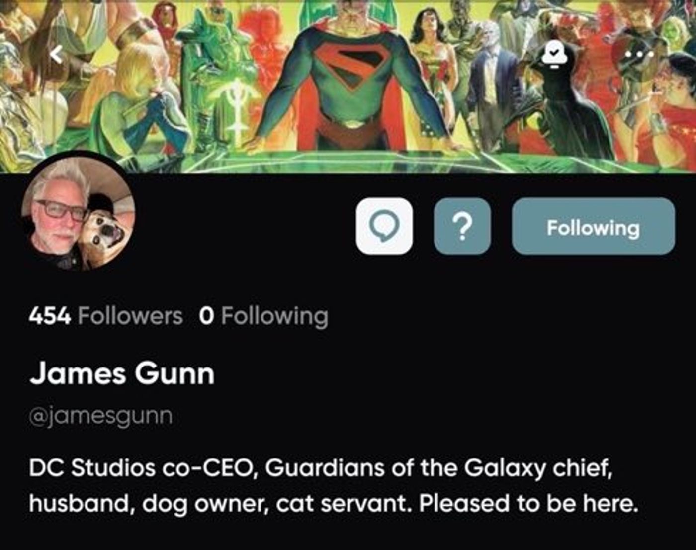 James Gunn Hive profile