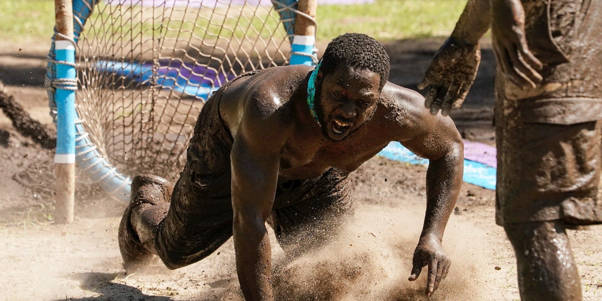 James from Survivor 43 in a challenge