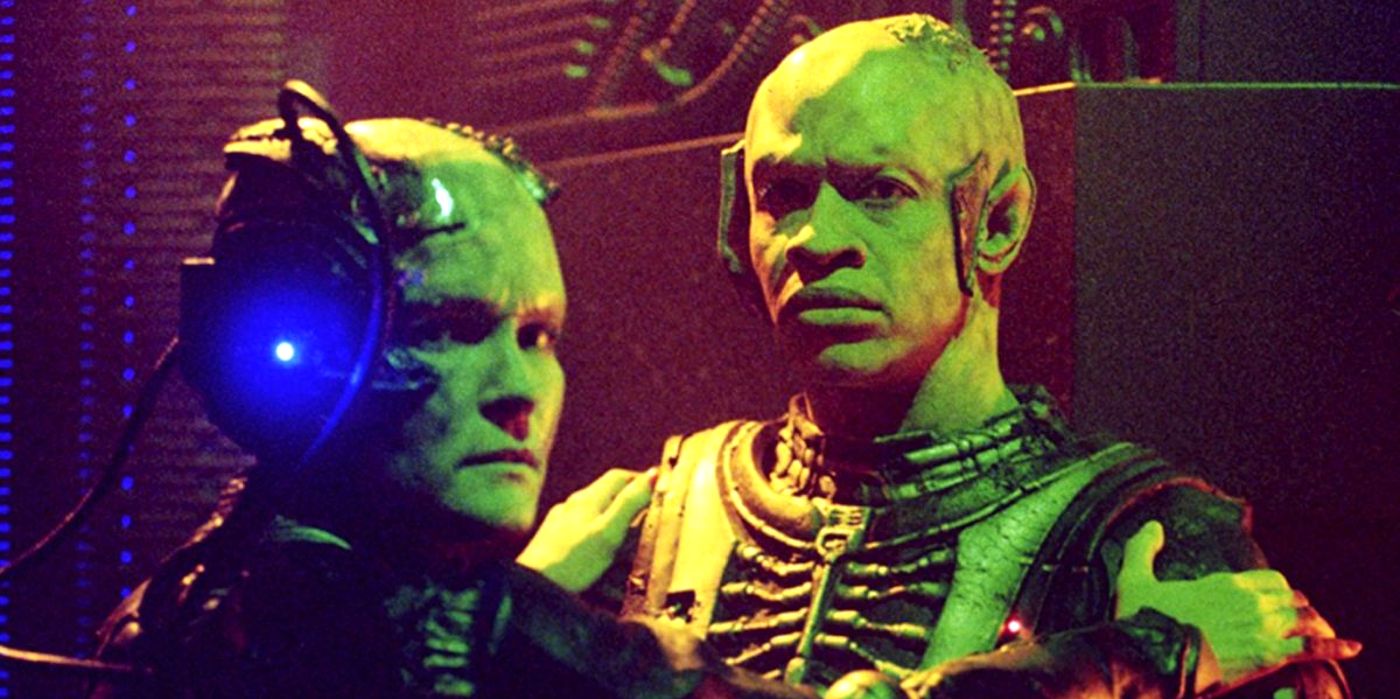 Janeway and Tuvok As Borg