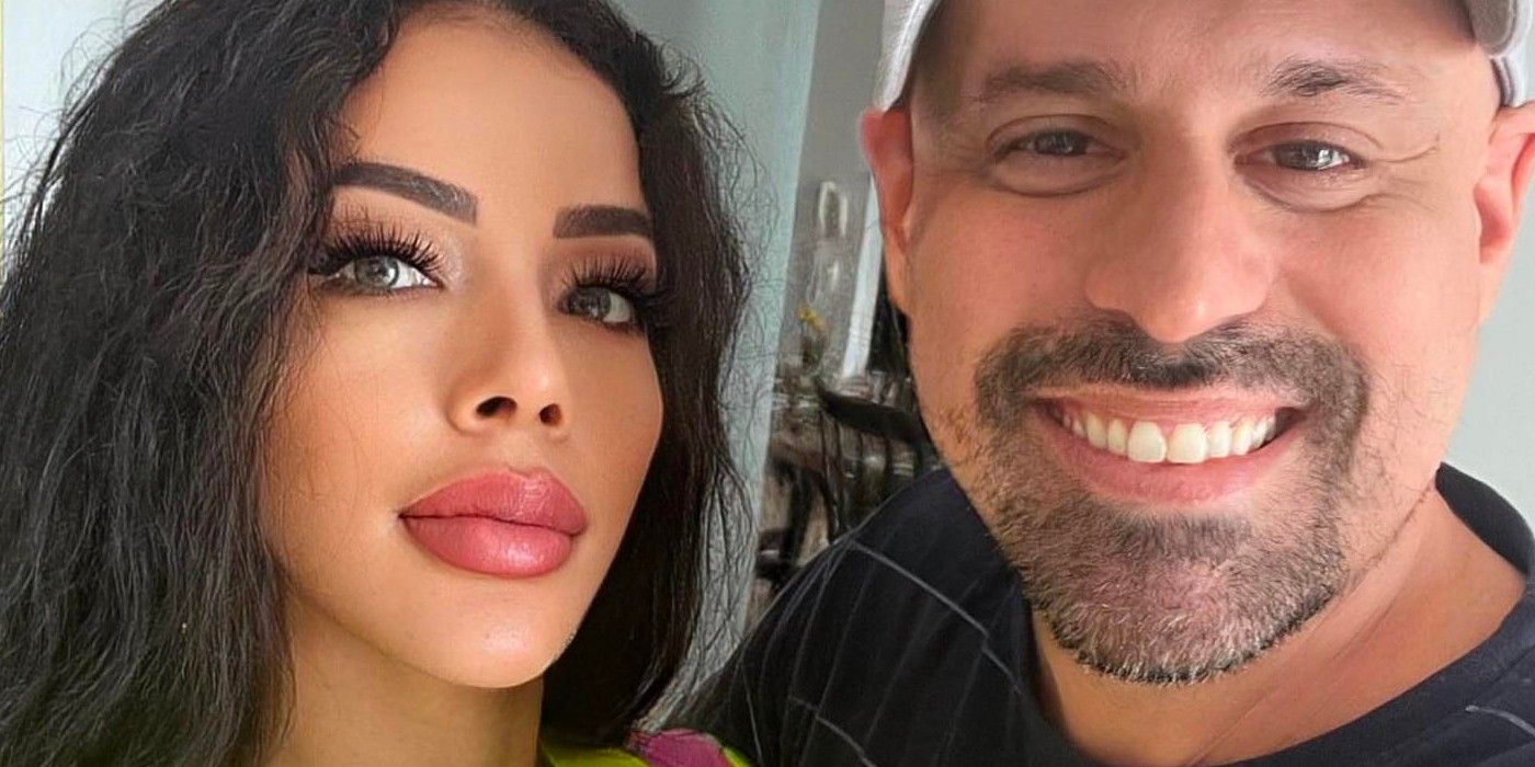 Jasmine Pineda e Gino Palazzolo, do 90 Day Fiance, sorrindo juntos