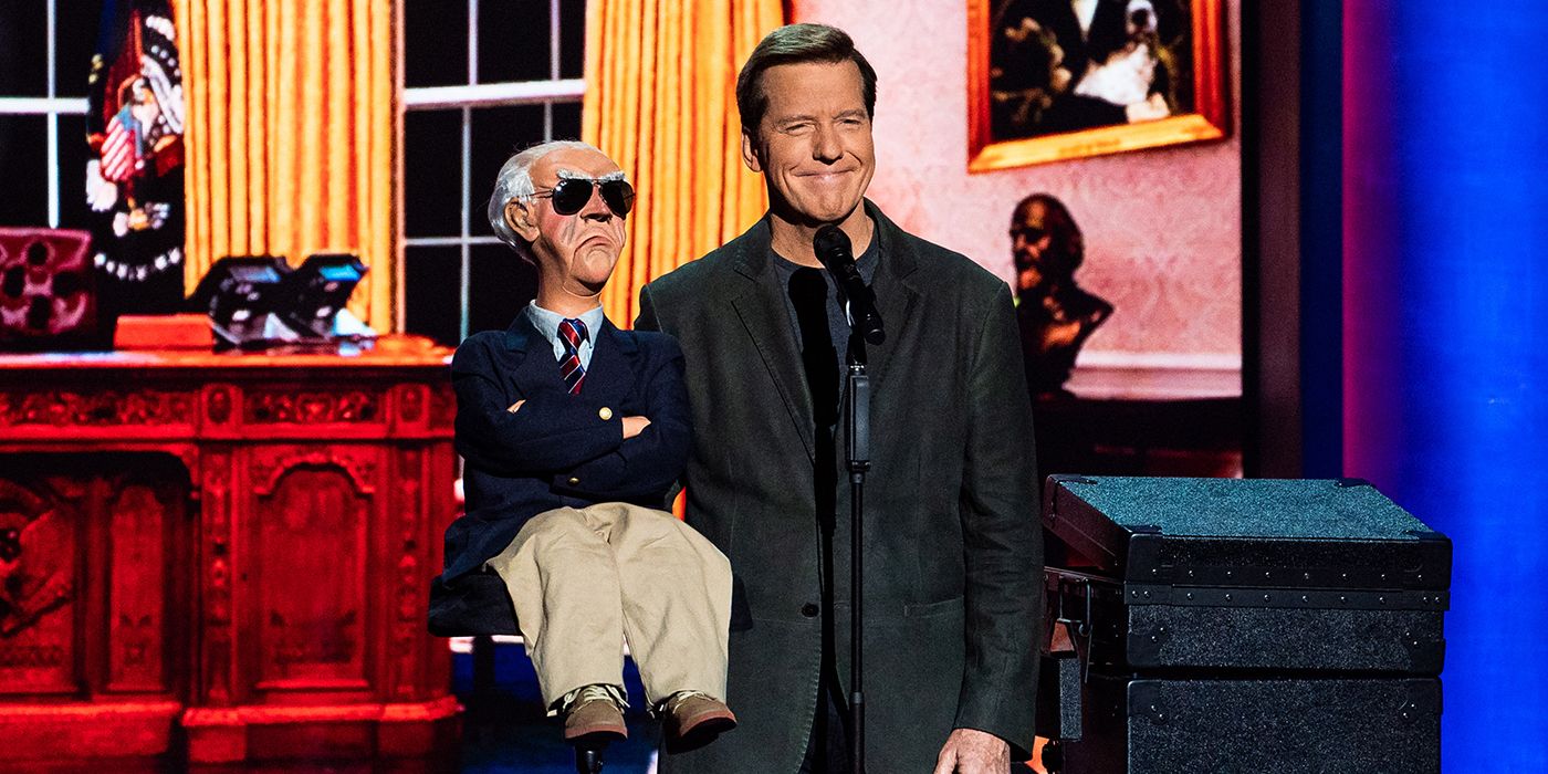 Jeff Dunham and Walter dressed as Joe Biden