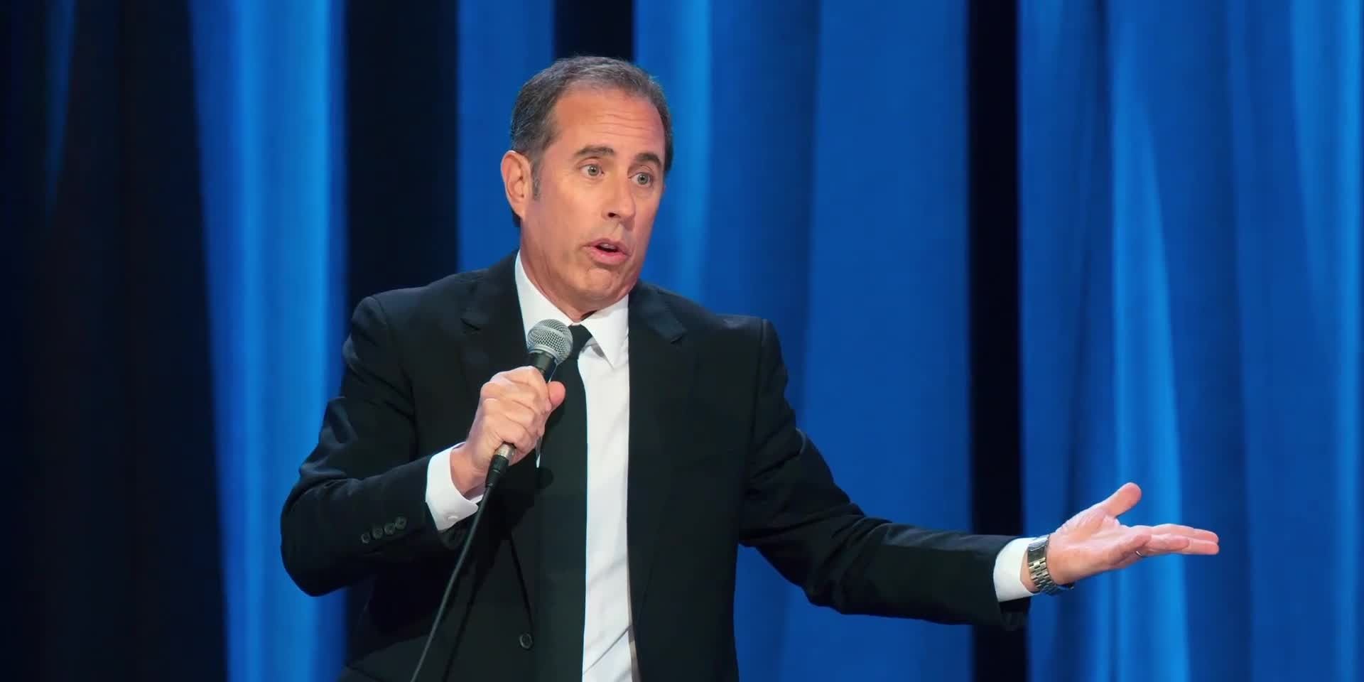 Jerry Seinfeld in 23 Hours to Kill Netflix comedy special