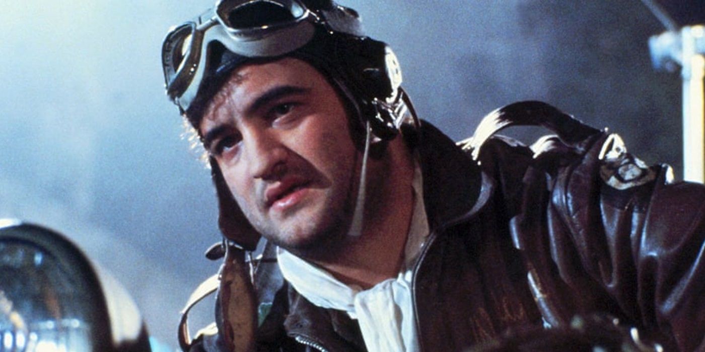 John Belushi in a fighter pilot uniform in 1941