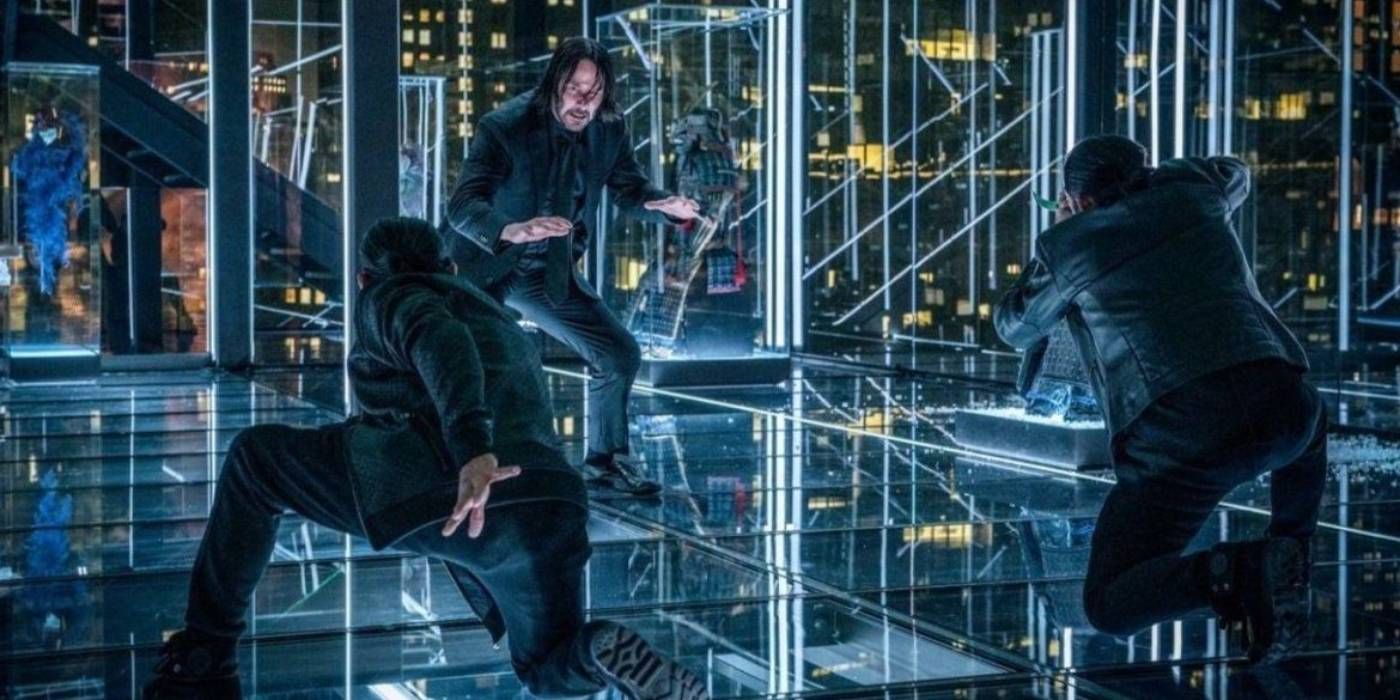 John fights the Shinobi in John Wick Chapter 3 Parabellum