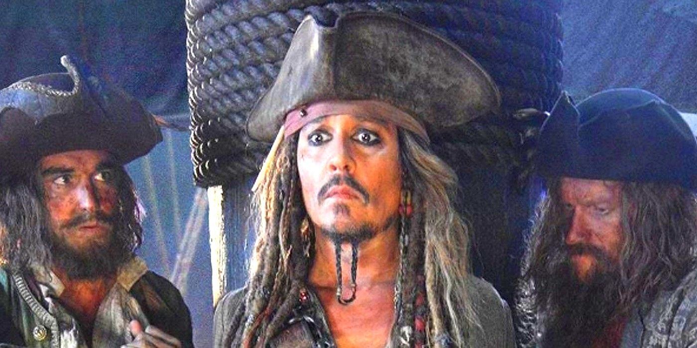 Johnny Depp's Jack Sparrow in Pirates of the Caribbean