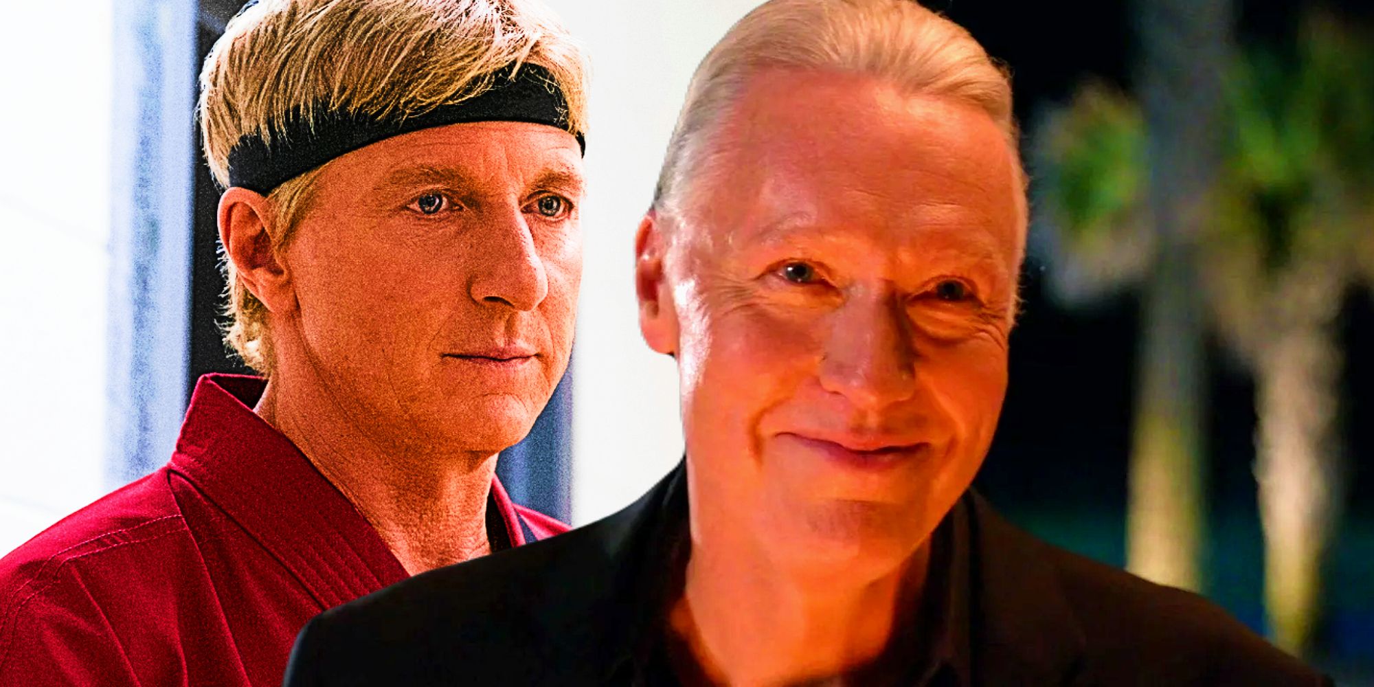 Johnny Lawrence and Terry Silver in Cobra Kai
