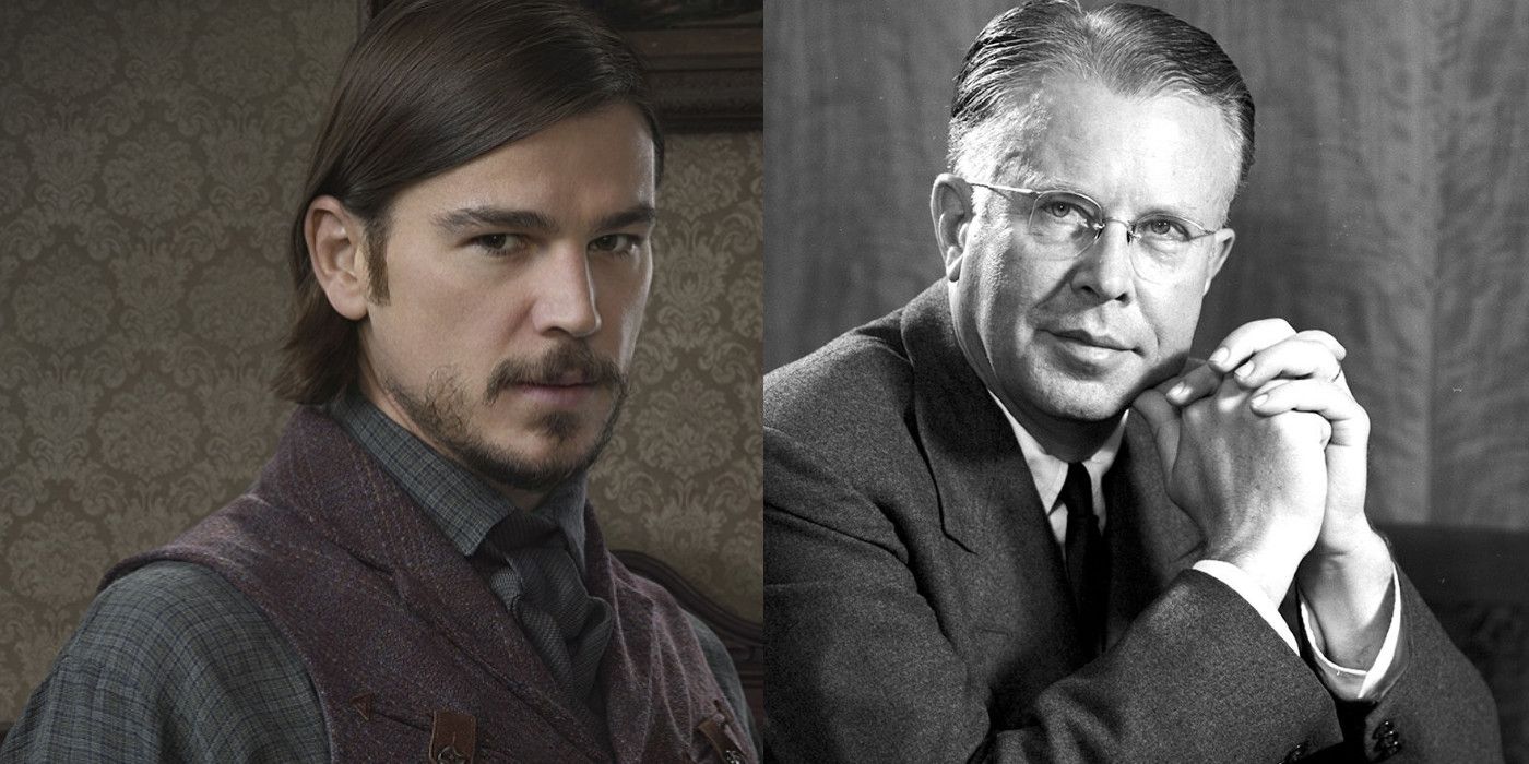 Split image of Josh Hartnett and Ernest Lawrence