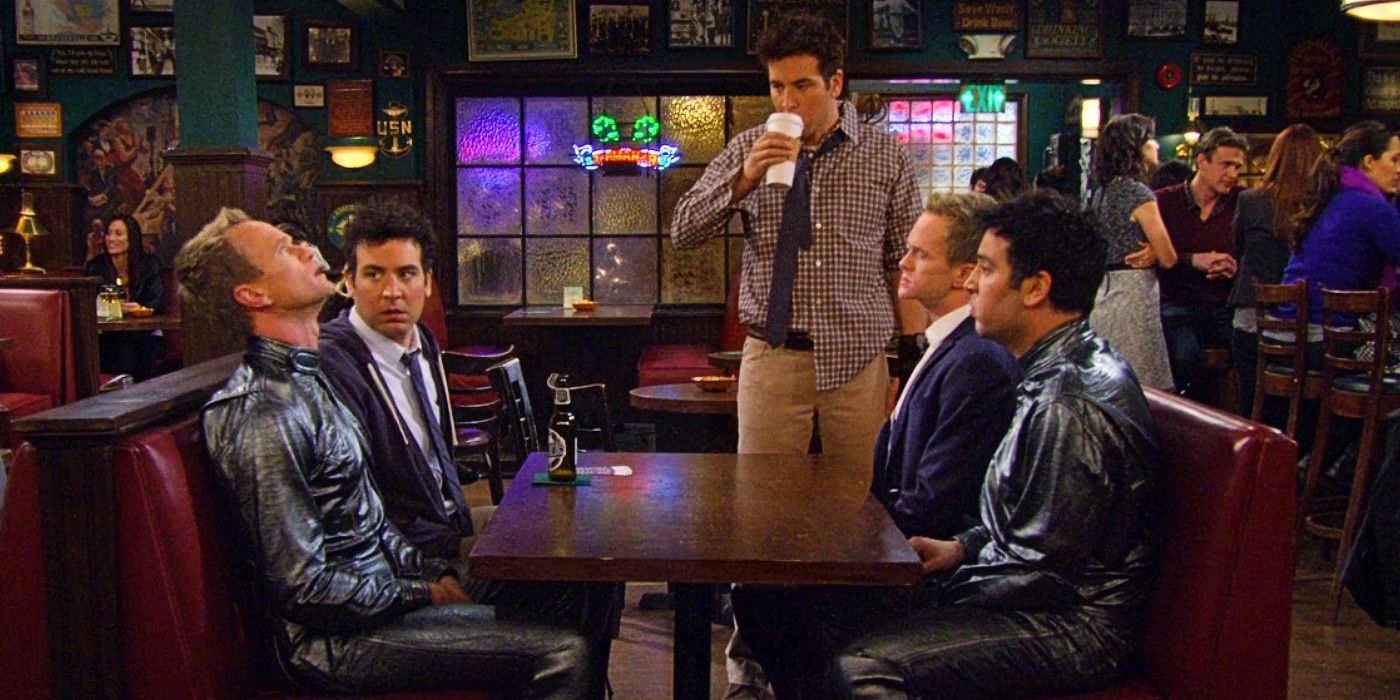 Josh Radnor as Ted Mosby and Neil Patrick Harris as Barney in How I Met Your Mother season 8