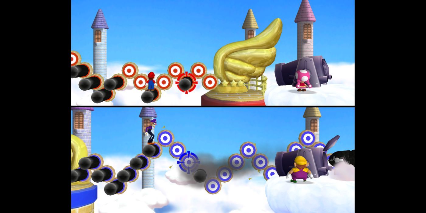 Minijogo Jump the Gun em Mario Party 6