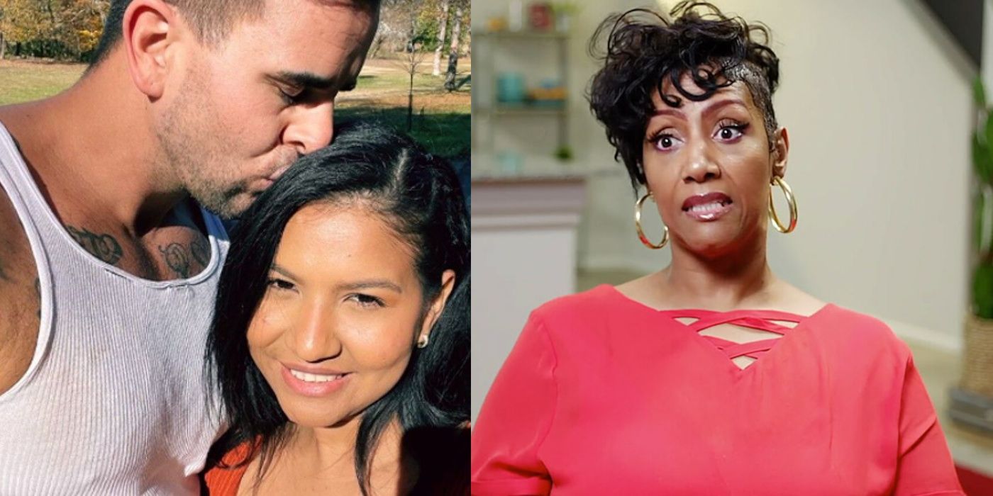 90 Day Fiancé star Karine Martins' boyfriend Josh Seiter and Yolanda Leak in split images