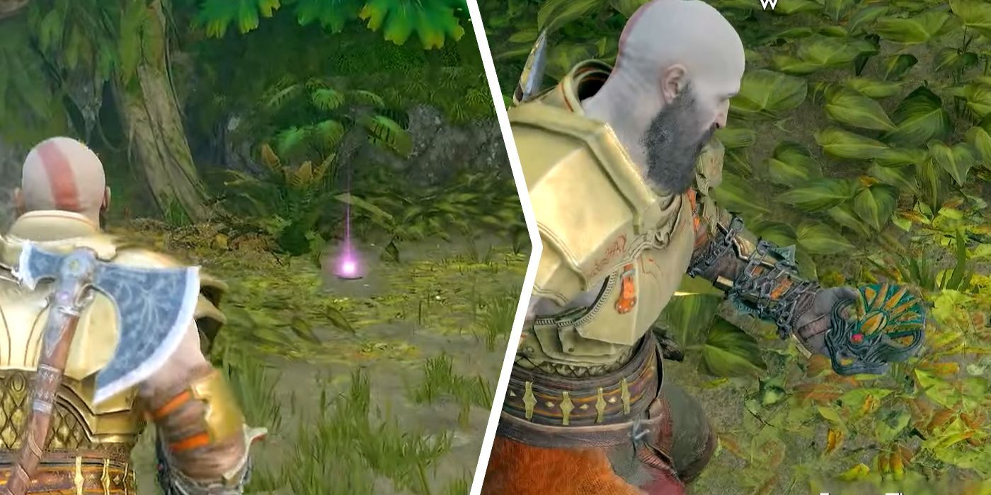 Kratos Finding Skirnir&rsquo;s Family Crest in God of War Ragnarök
