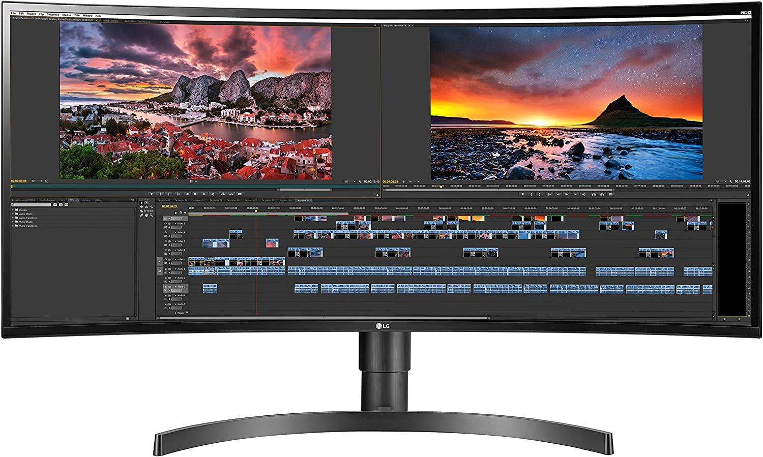 LG 34WN80C-B UltraWide Monitor 1