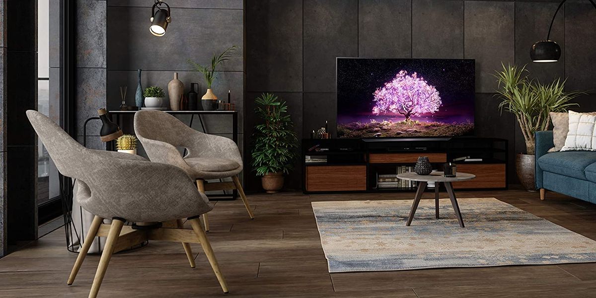 LG OLED C1 Series 65 inch smart TV Amazon product shot