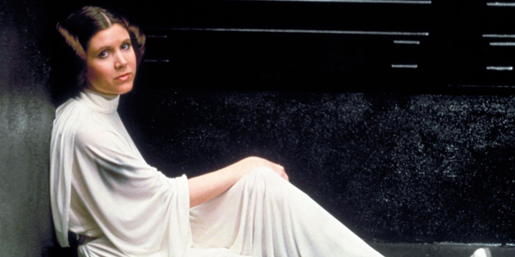 Leia in a Death Star prison cell in Star Wars