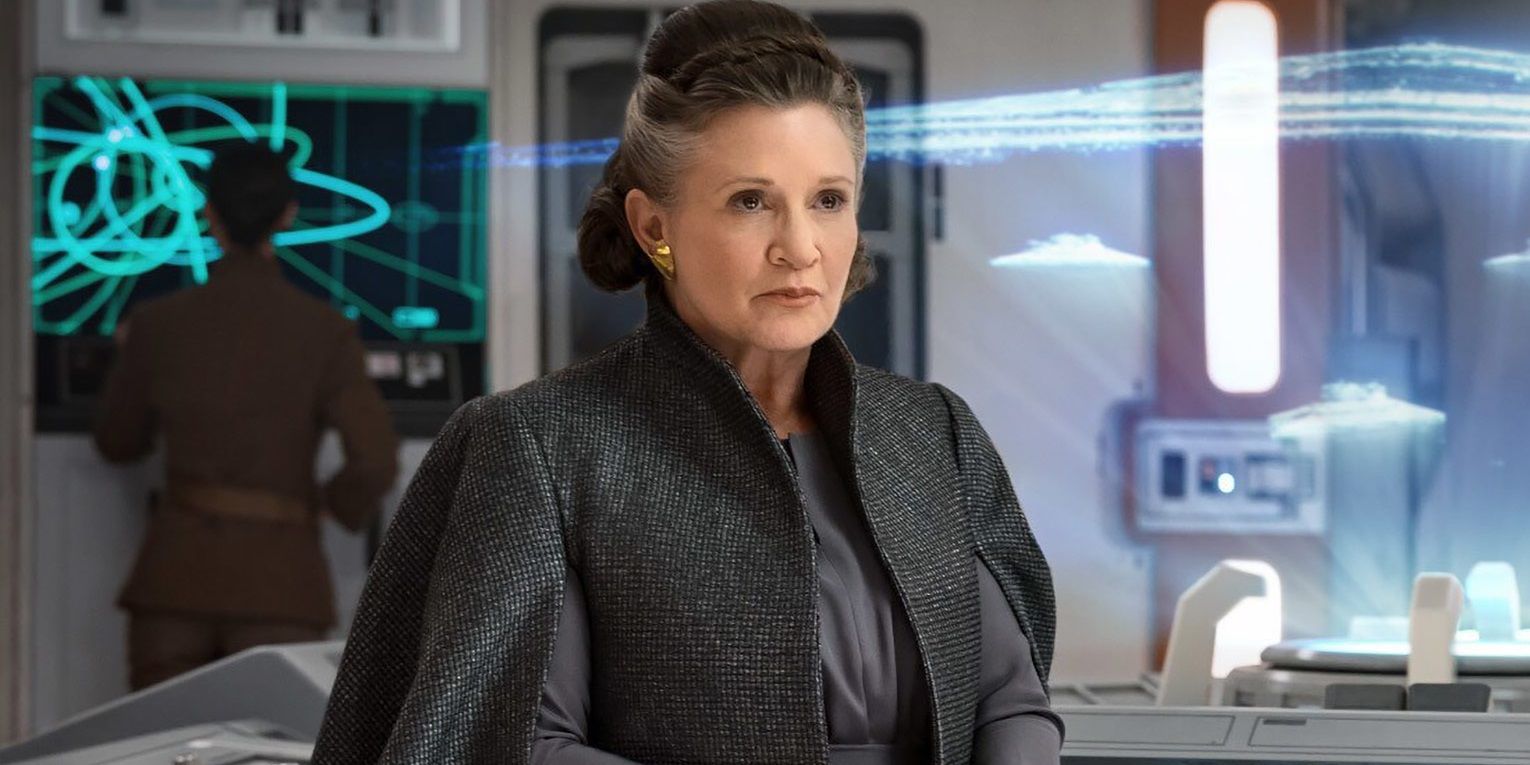 Leia on a Resistance ship in Star Wars The Last Jedi