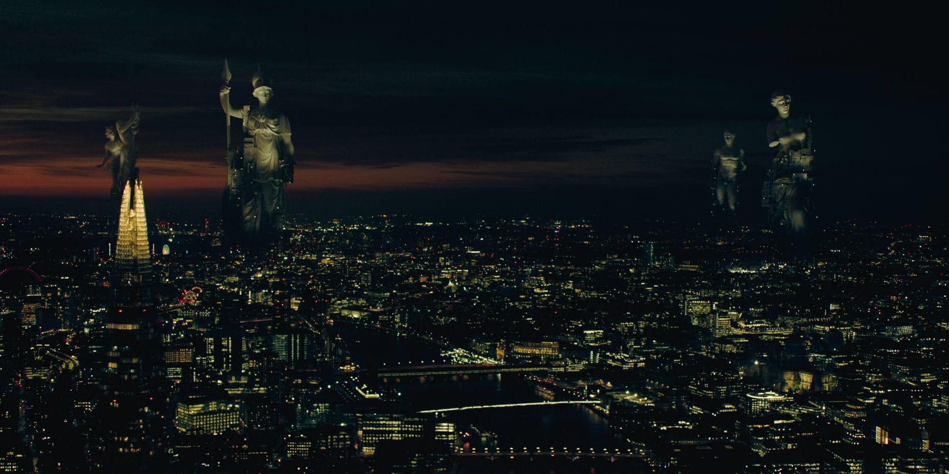 London Skyline 2090s Night in The Peripheral temporada 1 episodio 4