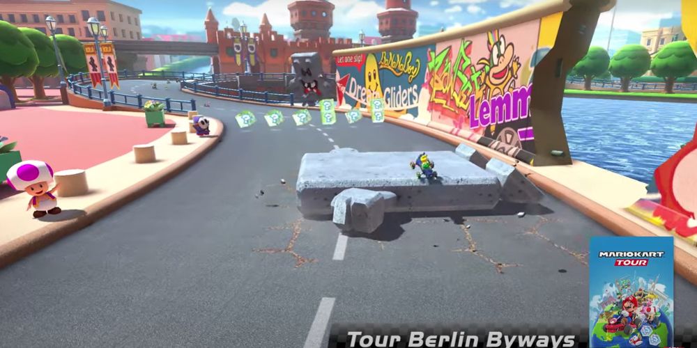 Berlin Byways is shown in Mario Kart 8