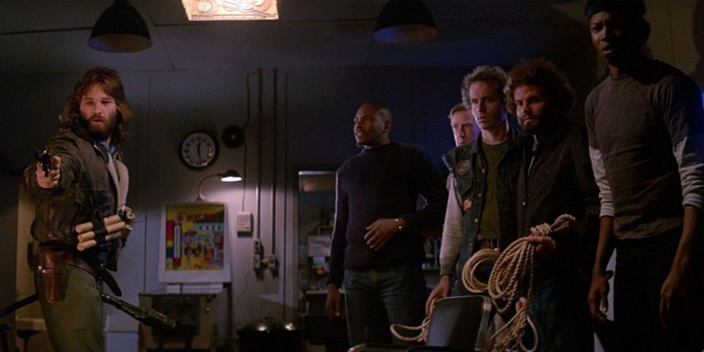 MacReady with fellow scientists in The Thing