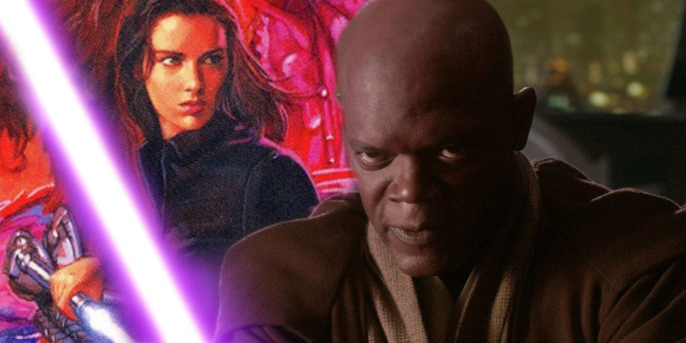 Mace Windu&rsquo;s purple lightsaber