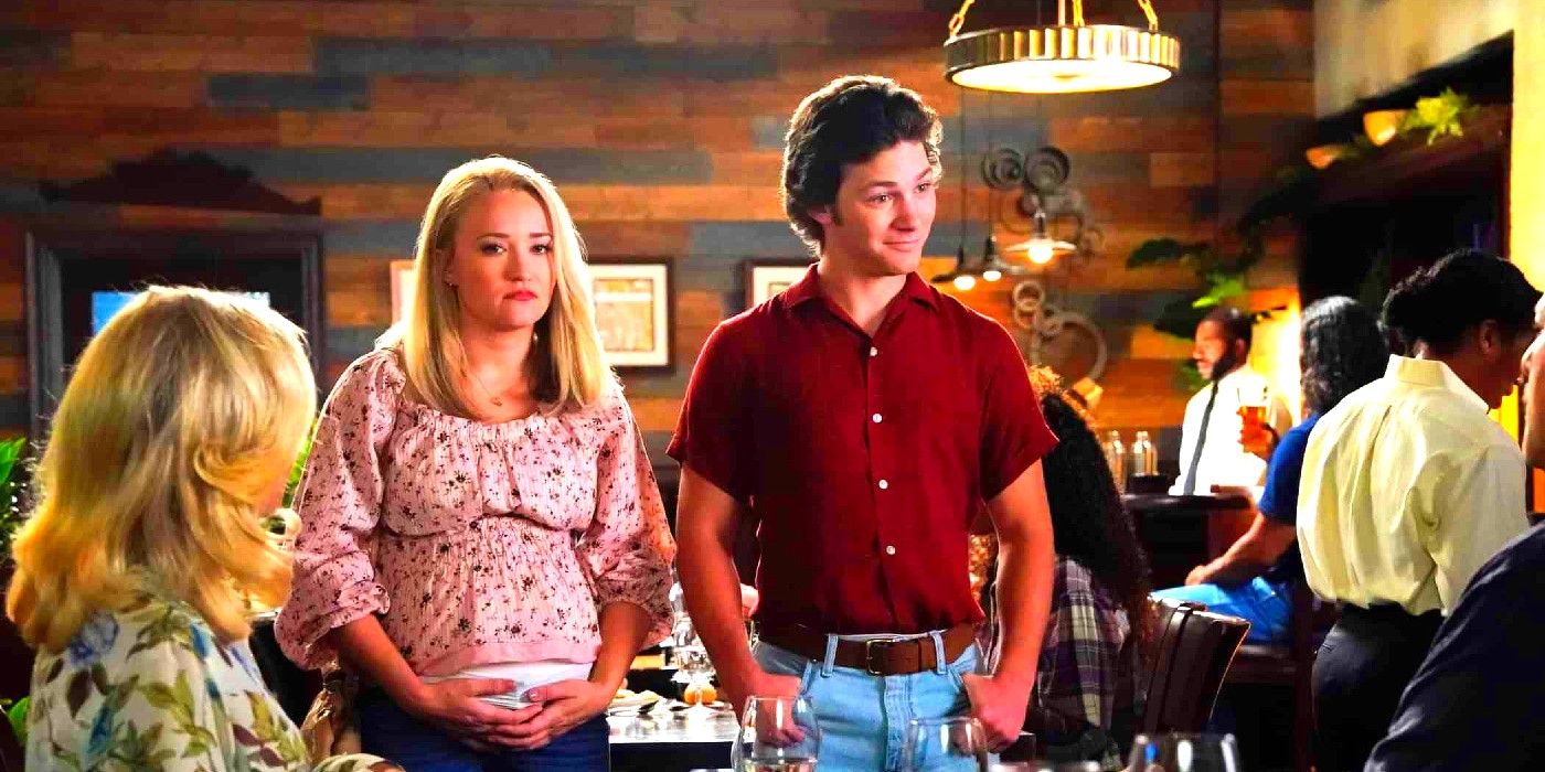 Mandy and Georgie in Young Sheldon season 6 episode 7