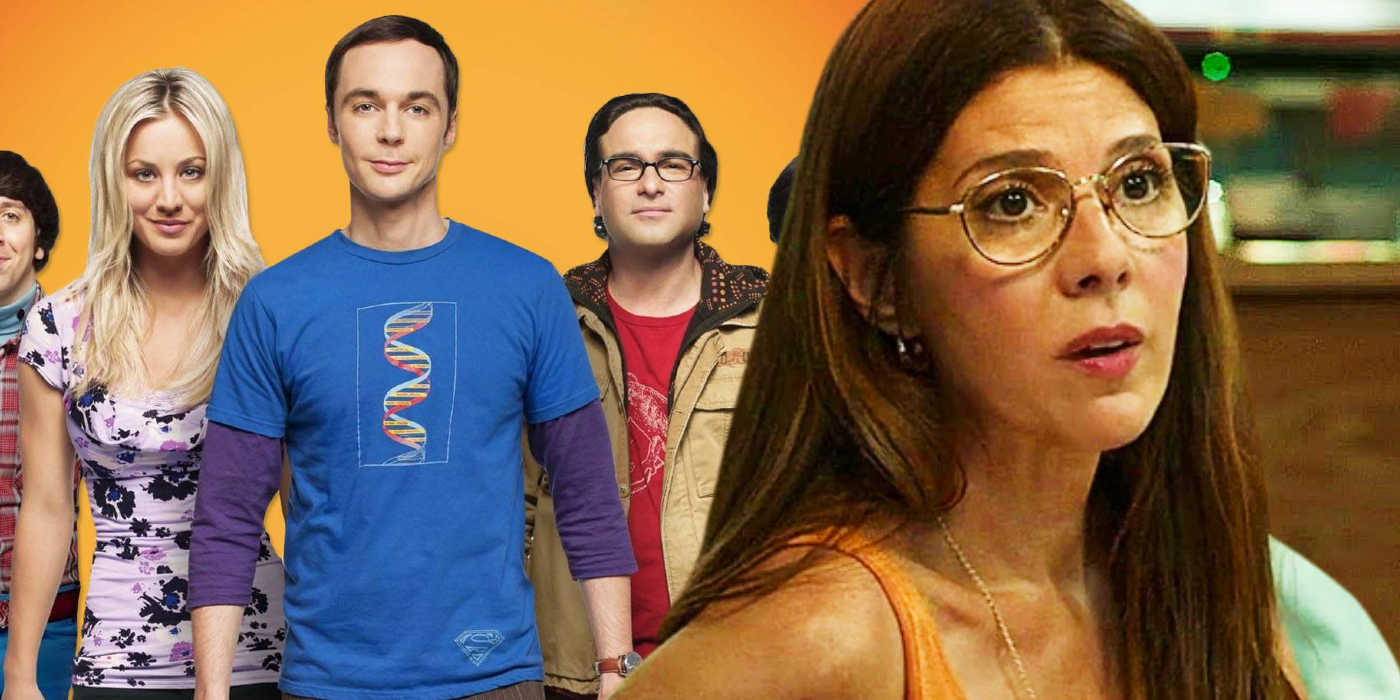Marisa Tomei & The Big Bang Theory cast custom image
