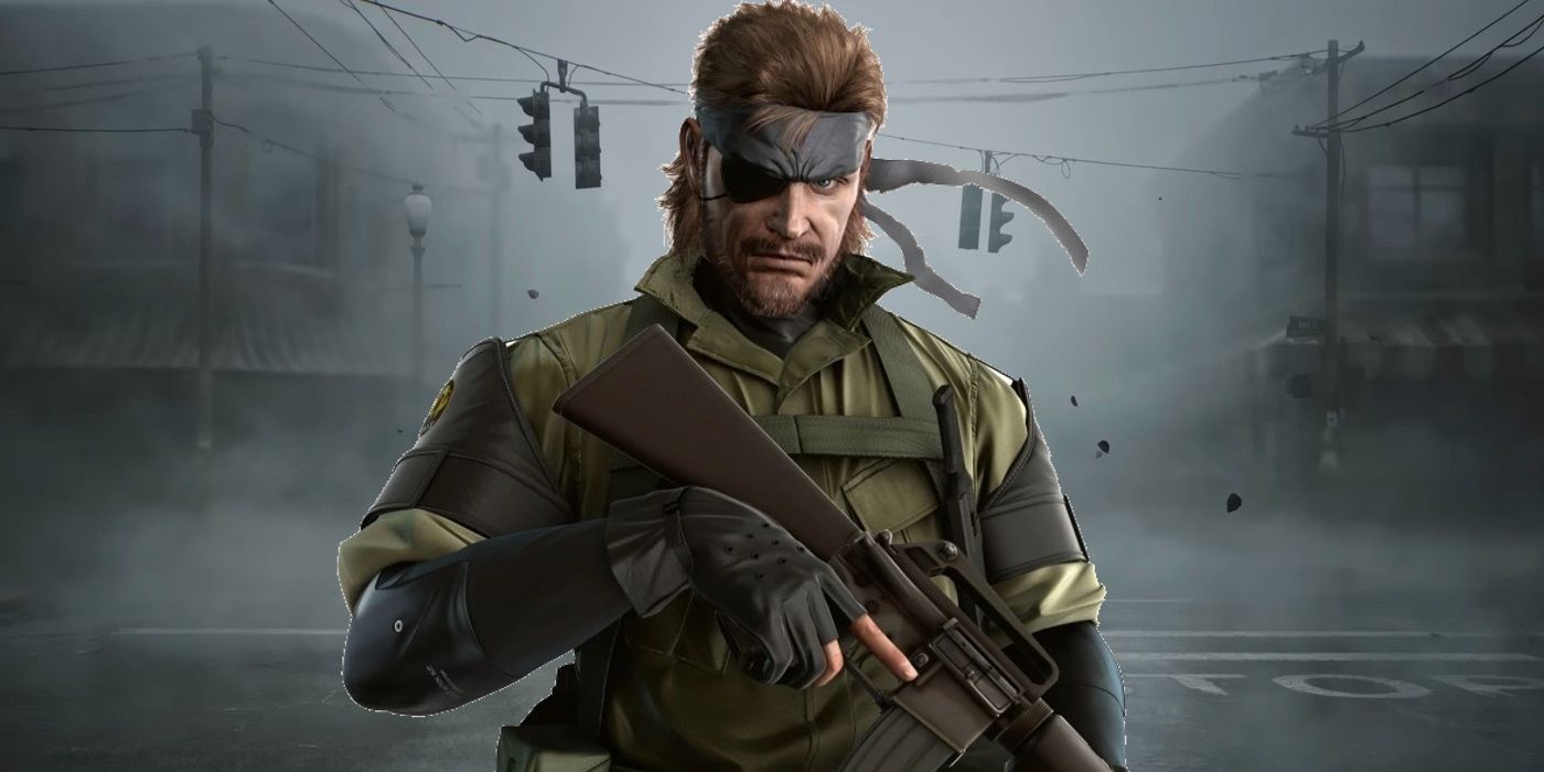 Metal Gear's Naked Snake in Silent Hill