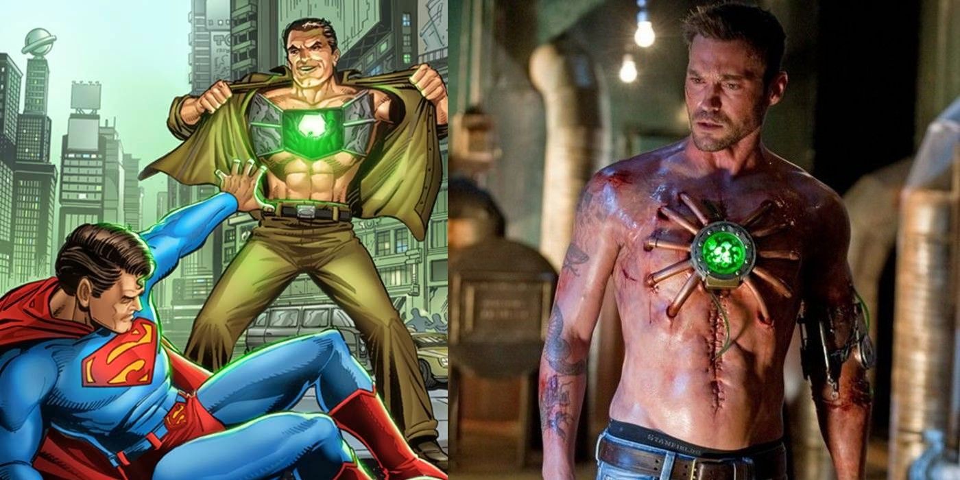 Metallo as represented in Comics and Smallville
