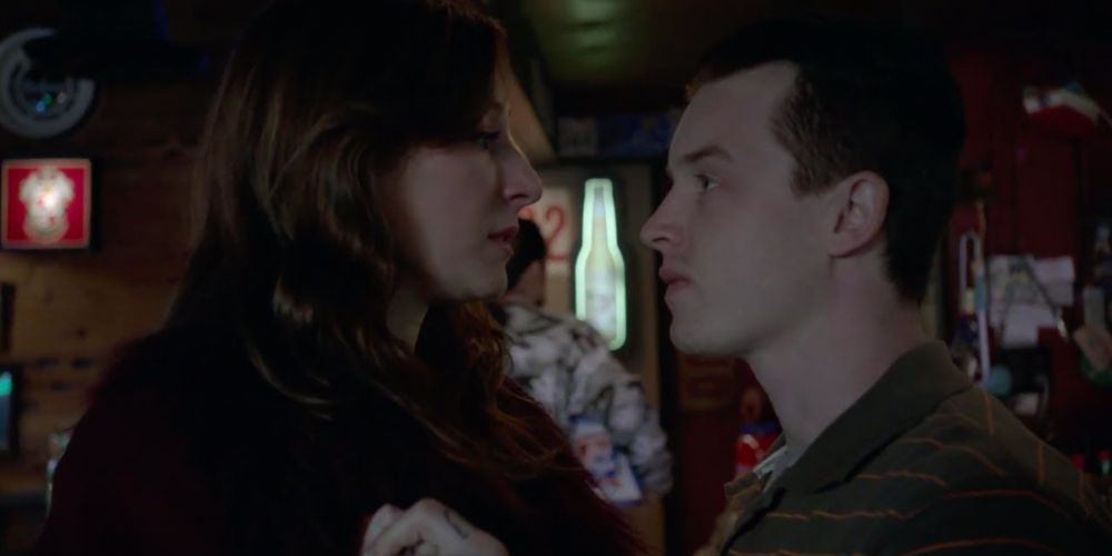 Mickey argues with Svetlana in Shameless