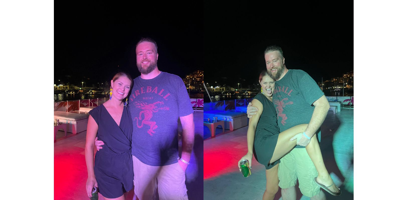 90 Day Fiancé star Mike Youngquist with a fan on vacation