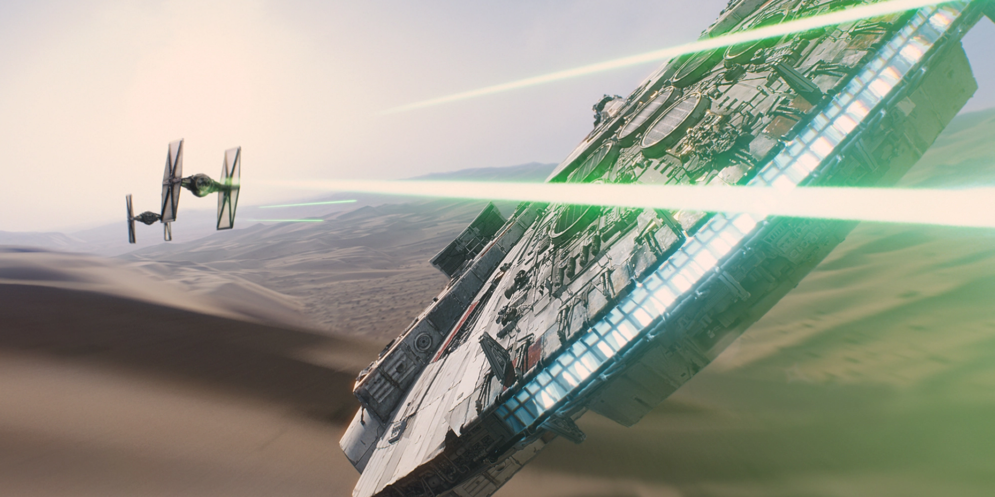 Millennium Falcon in Force Awakens