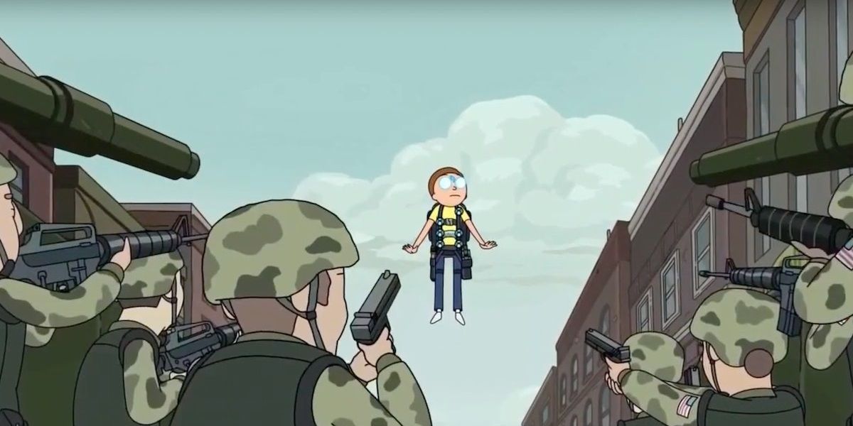 Momento Akira de Morty em Rick and Morty