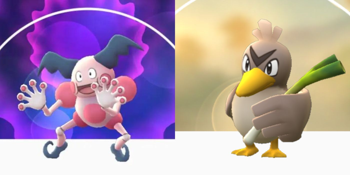 Mr. Mime And Farfetch'd pokemon go